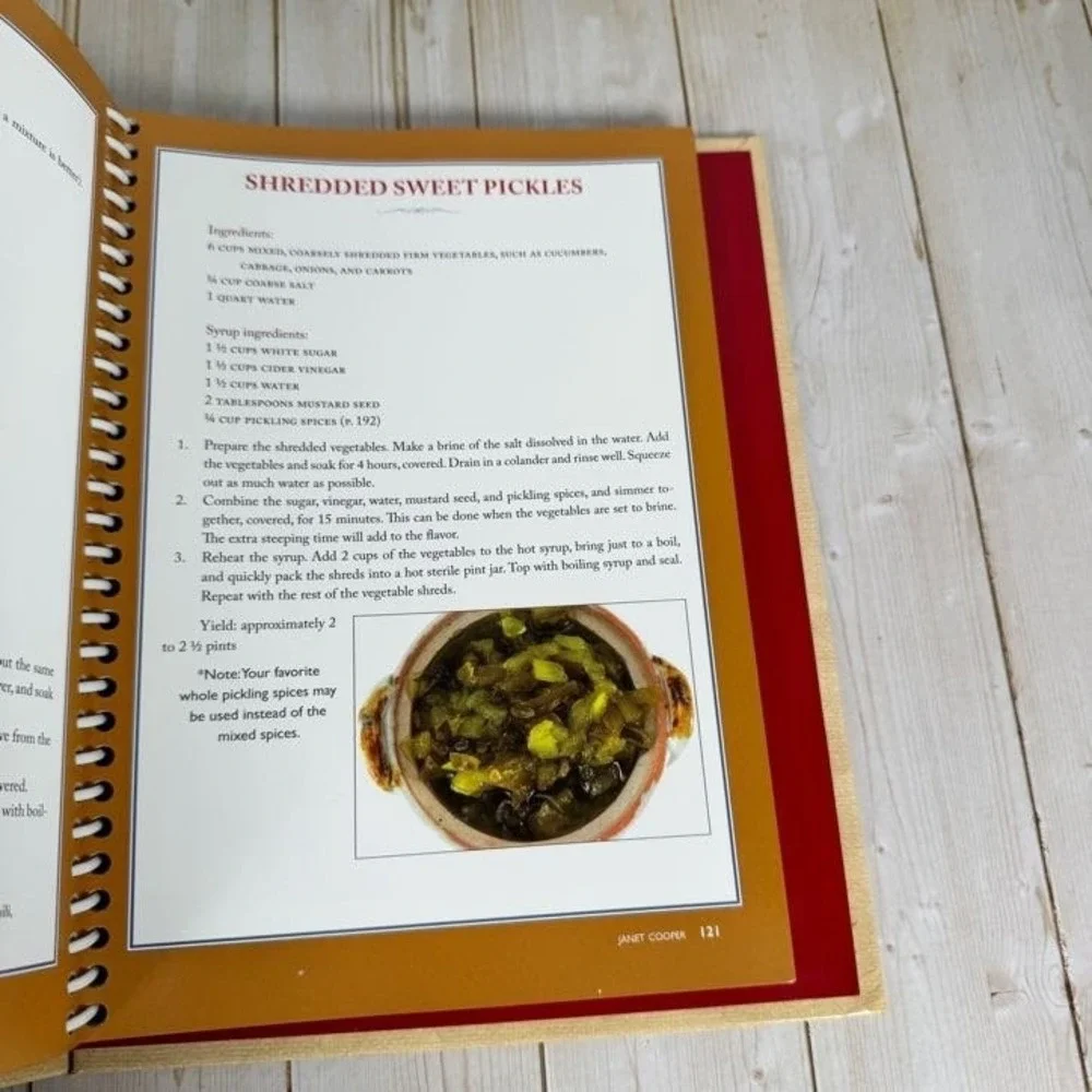 Home Canning Preserving Janet Cooper 2011 Cookbook Spiral-Bound Skyhorse